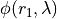 \phi(r_1,\lambda)