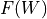 F(W)